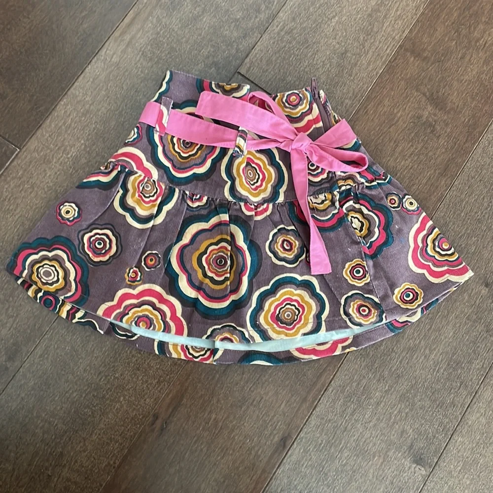 ChenOne Baby Girl’s Floral Tee with Skirt Matching Set - Picture 8 of 14